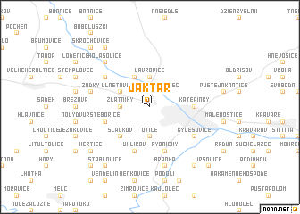 map of Jaktař