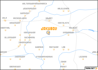 map of Jakubov