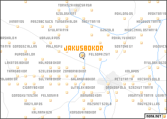 map of Jakusbokor