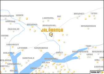 map of Jala Bānda