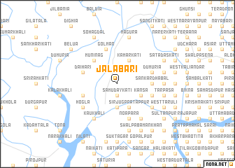 map of Jalābāri