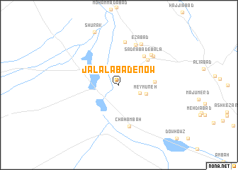map of Jalālābād-e Now