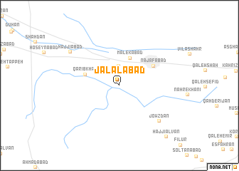 map of Jalālābād