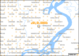 map of Jālālābād