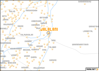 map of Jalālāni