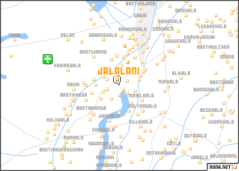 map of Jalālāni