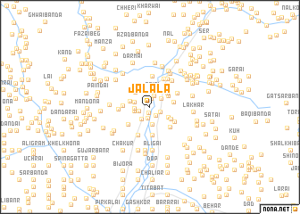 map of Jalāla