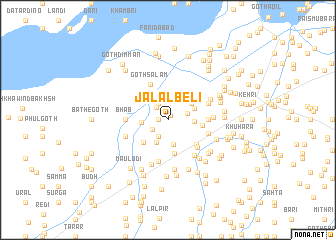 map of Jalāl Beli