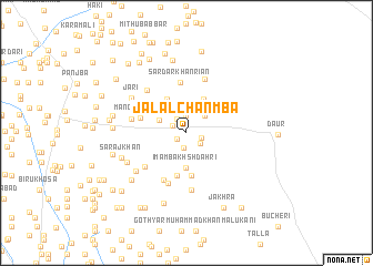 map of Jalāl Chanmba