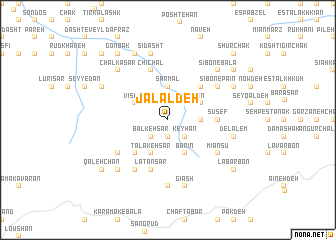 map of Jalāl Deh