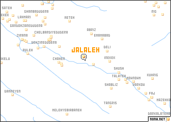 map of Jalāleh