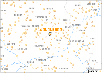 map of Jalāle Sar