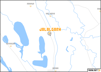 map of Jalālgarh