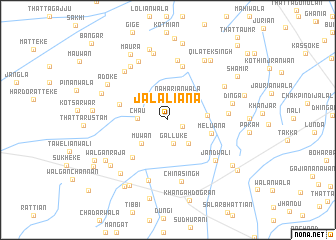 map of Jalāliāna