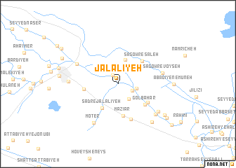 map of Jalālīyeh