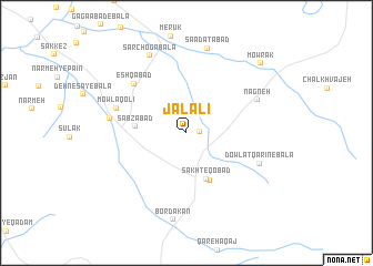 map of Jalālī