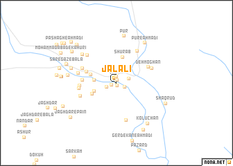 map of Jalālī