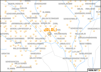 map of Jalālī