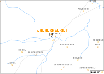 map of Jalāl Khel Kili