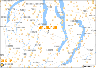 map of Jalalpur