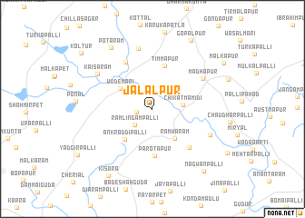 map of Jalālpur
