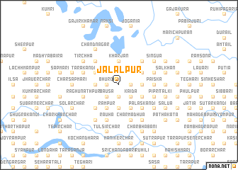 map of Jālālpur