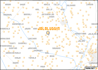 map of Jalāluddīn