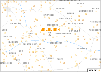 map of Jalāl Wāh