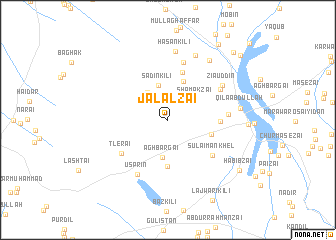 map of Jalālzai