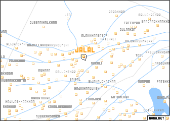 map of Jalāl