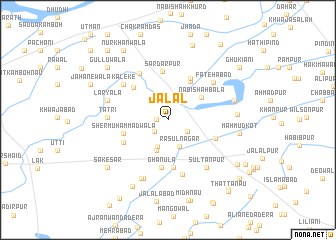 map of Jalāl