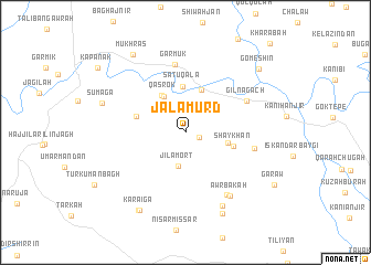 map of Jalāmurd