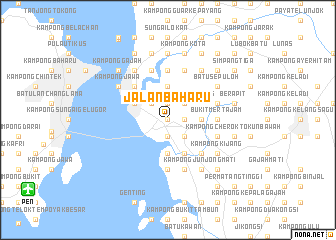 map of Jalan Baharu