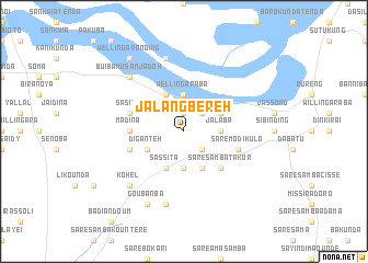 map of Jalangbereh