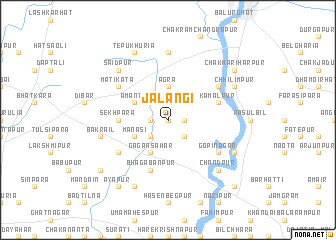 map of Jalangi