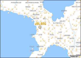 map of Jalang