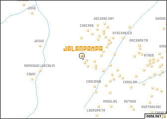 map of Jalan Pampa