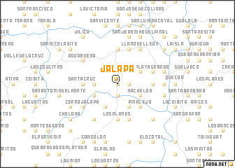 map of Jalapa