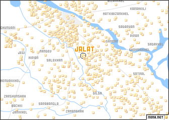 map of Jalāt