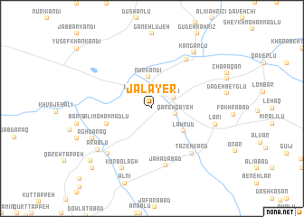 map of Jalāyer