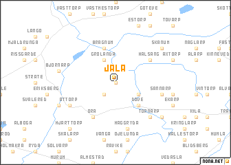 map of Jäla