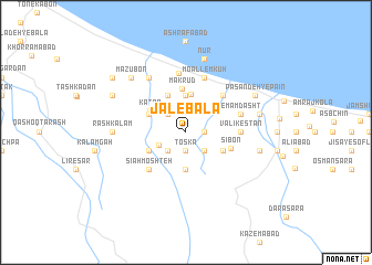 map of Jal-e Bālā