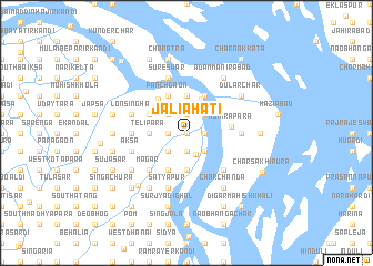 map of Jāliāhāti