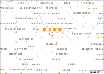 map of Jalīlābād