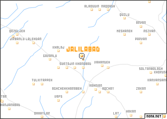 map of Jalīlābād