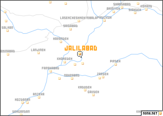 map of Jalīlābād