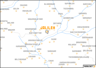 map of Jalīleh