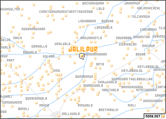 map of Jalīlpur