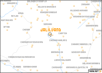 map of Jalīlvand