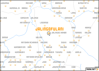 map of Jalingo Fulani